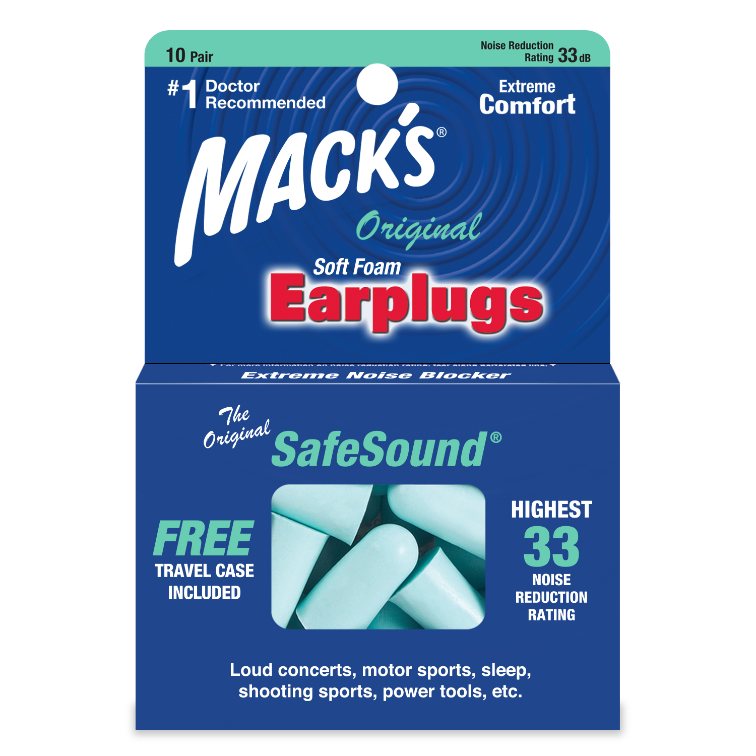 Soft Foam earplugs