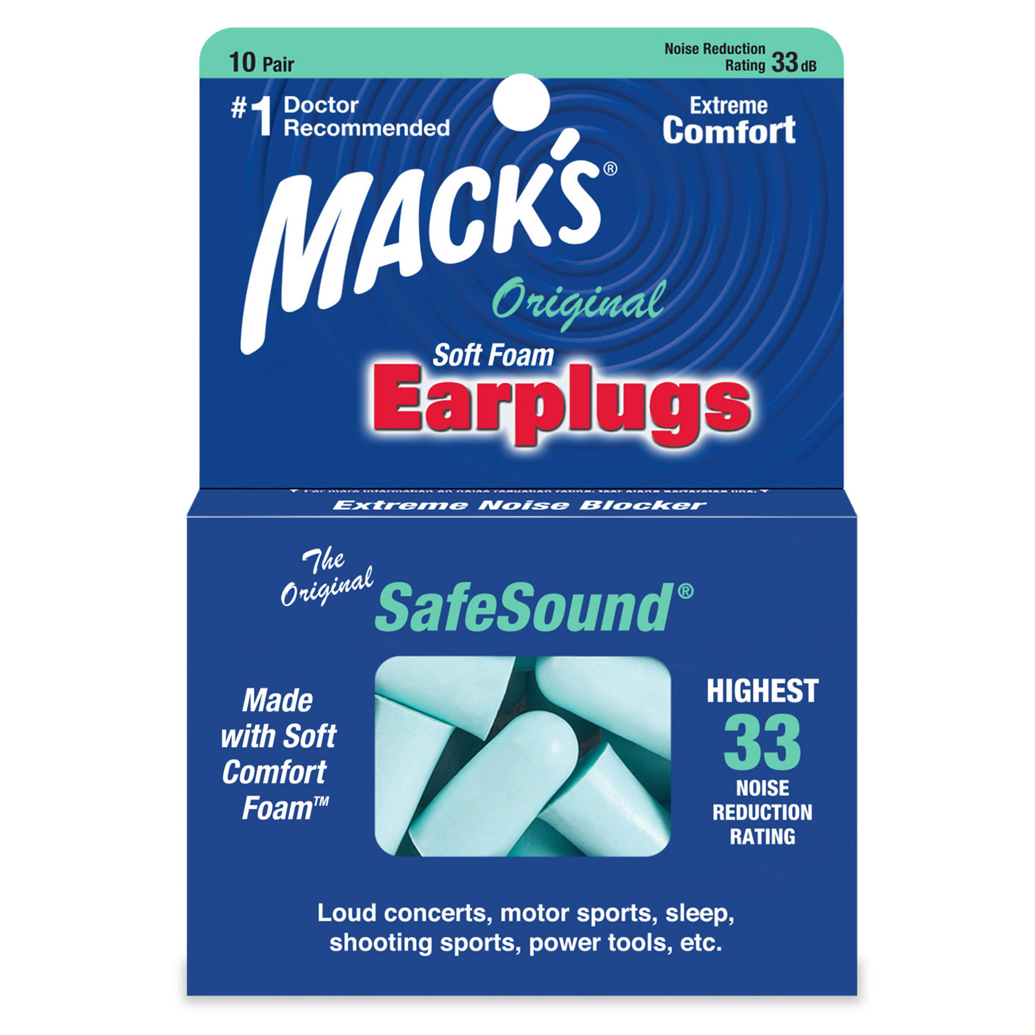 soft foam earplugs