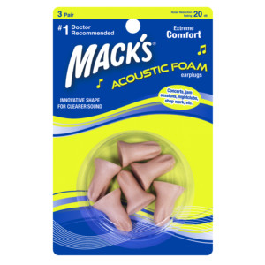 Acoustic Foam earplugs