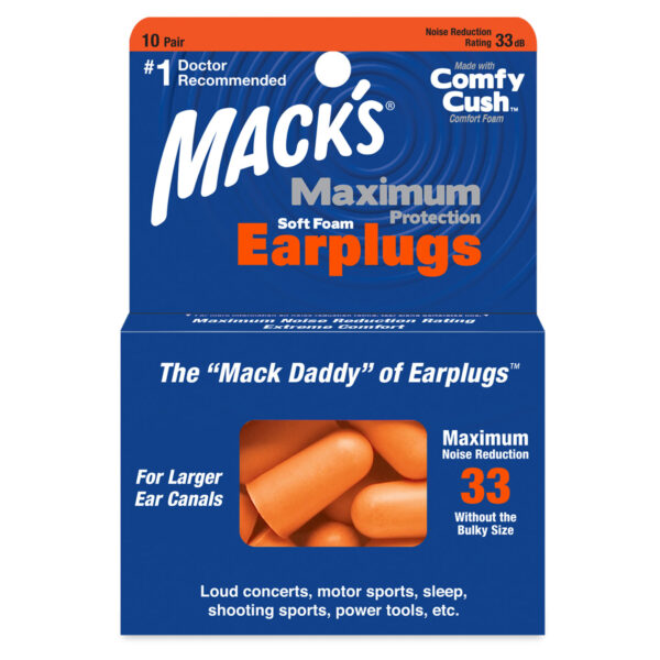 Maximum Protection Soft Foam Ear Plugs