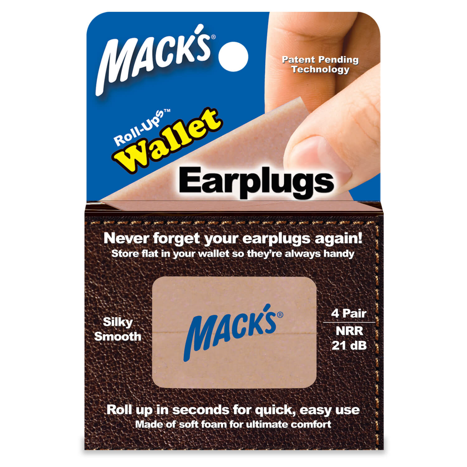 Slim Fit™ Soft Foam Ear Plugs - Mack's Ear Plugs