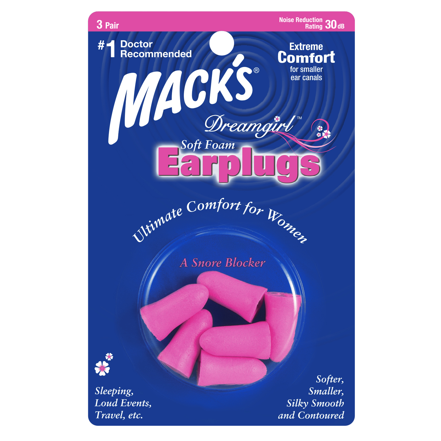 Dreamgirl Soft Foam Ear Plugs