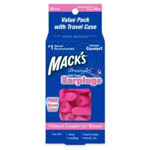 30 pairs of pink Mack's Dreamgirl Soft Foam Earplugs