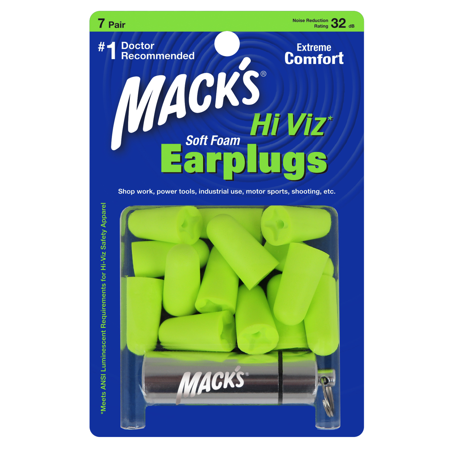 hi-viz-safety-foam-7-pair-Ear-Plugs