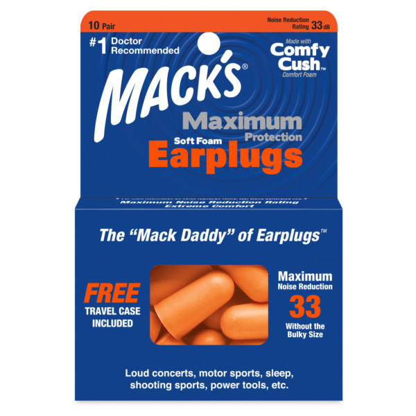 Maximum Protection Soft Foam Ear Plugs