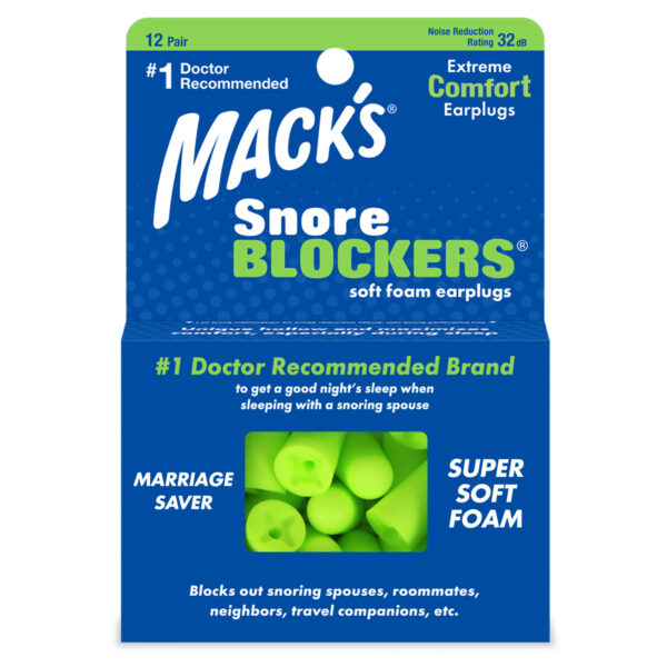 Snore Blockers® Soft Foam Ear Plugs