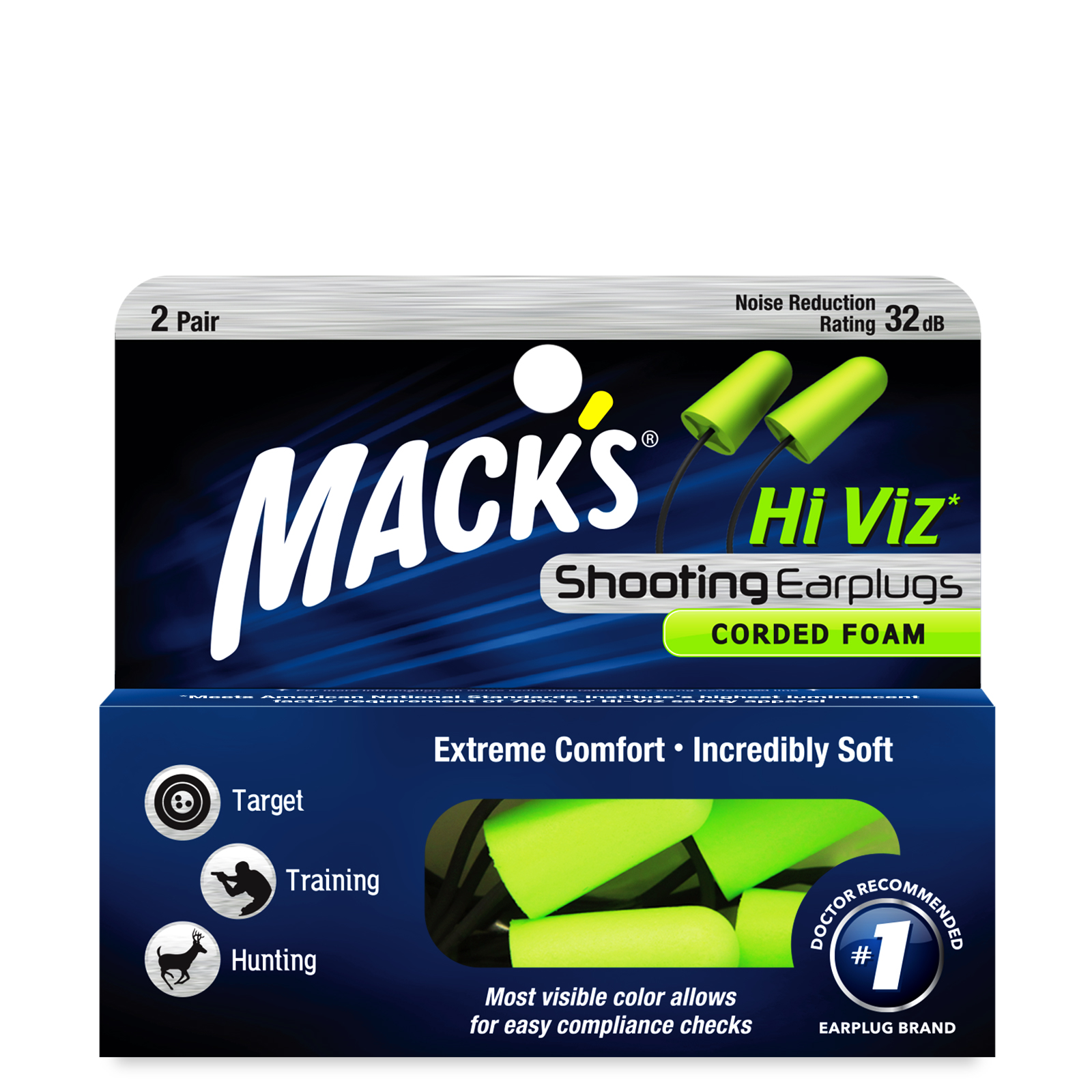 Slim Fit™ Soft Foam Ear Plugs - Mack's Ear Plugs