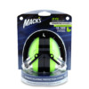 Macks hi viz double up shooting earmuffs 34 db NRR best ear muffs soft foam ear plugs