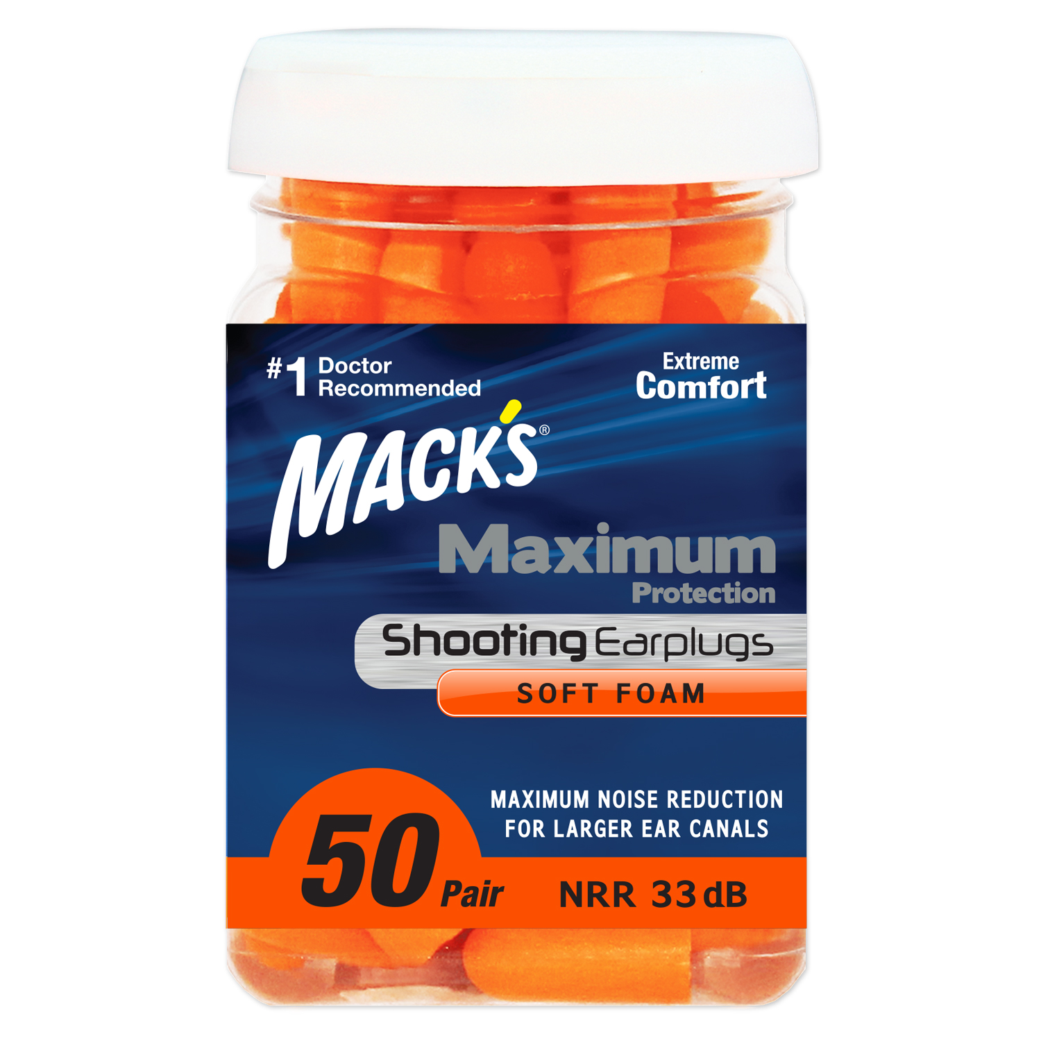 Shooting Maximum Protection Soft Foam Ear Plugs for noise cancelling and noise reduction