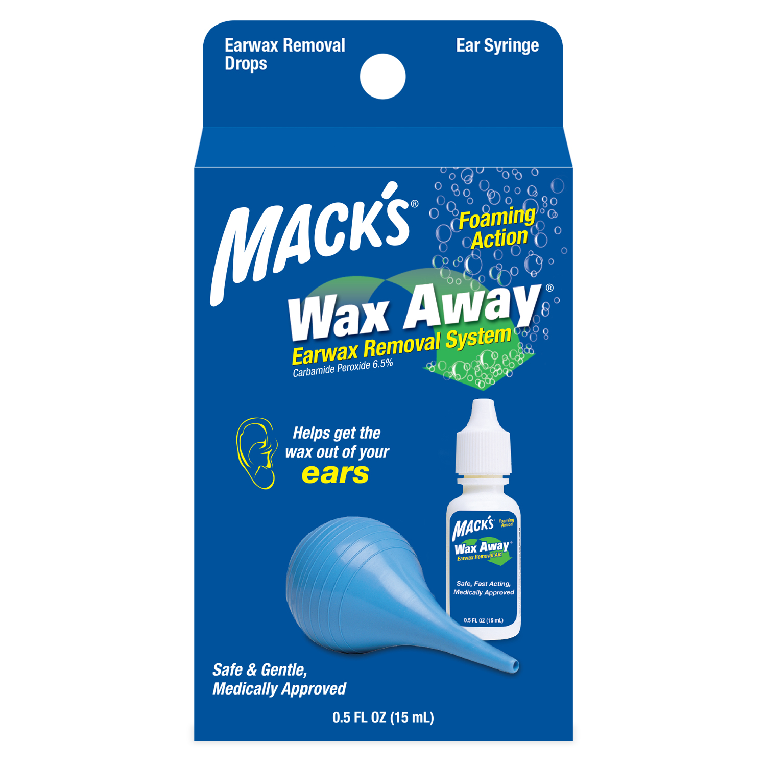 Bevestiging Zelfrespect overhandigen Wax Away® Earwax Removal System - Mack's Ear Plugs
