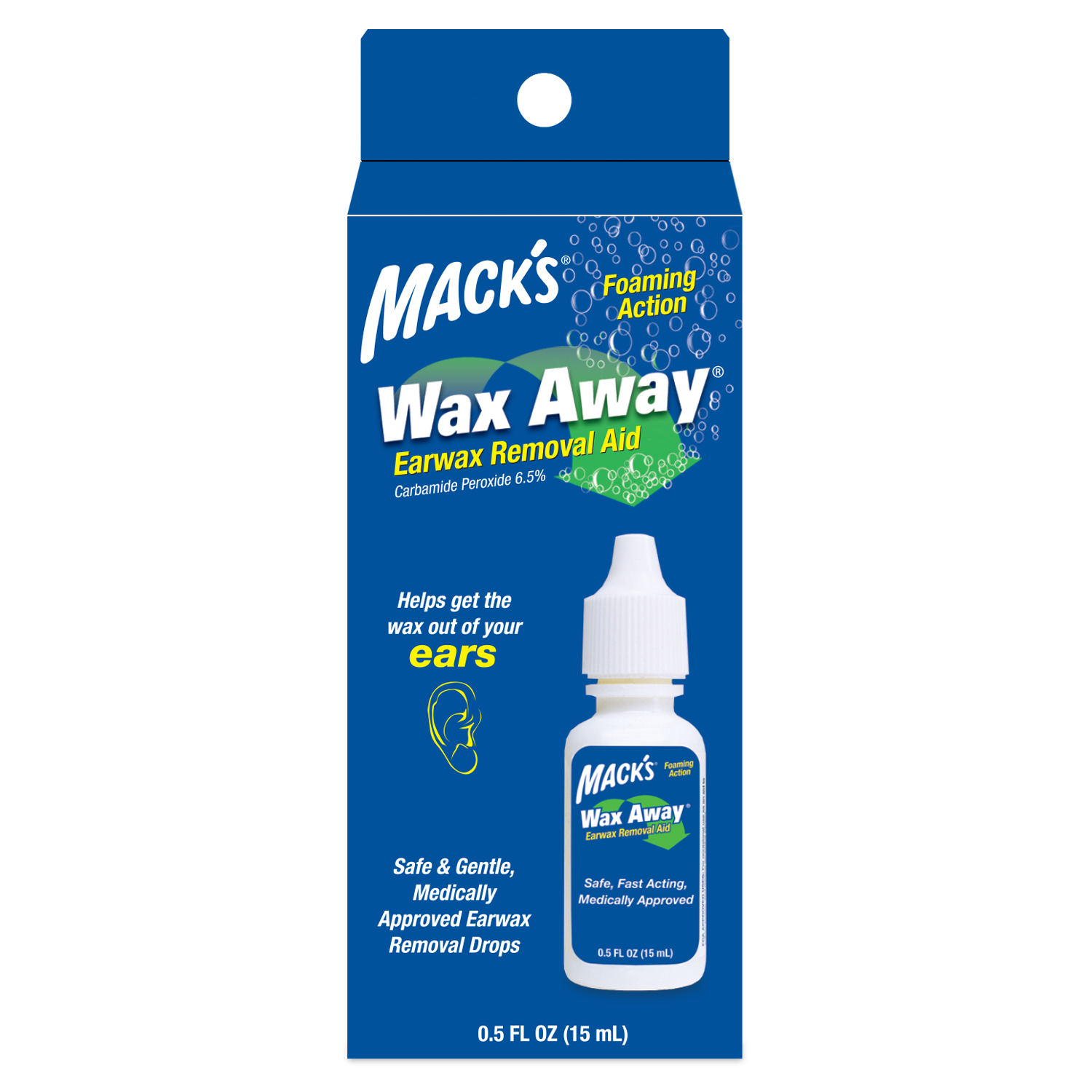 Mack's Wax Away Earwax Removal Aid - 0.5 fl oz