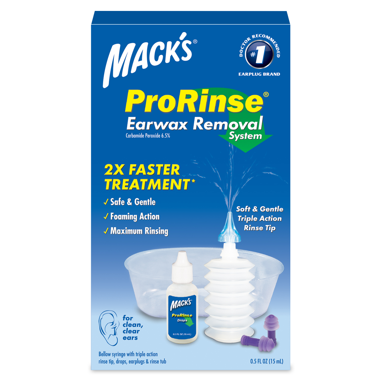 ProRinse® Earwax Removal System - Mack's Ear Plugs