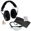 Black Earmuffs and Safety Glasses Products