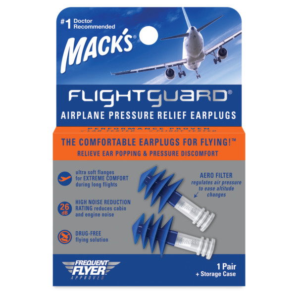 Flightguard® Airplane Pressure Relief Ear Plugs