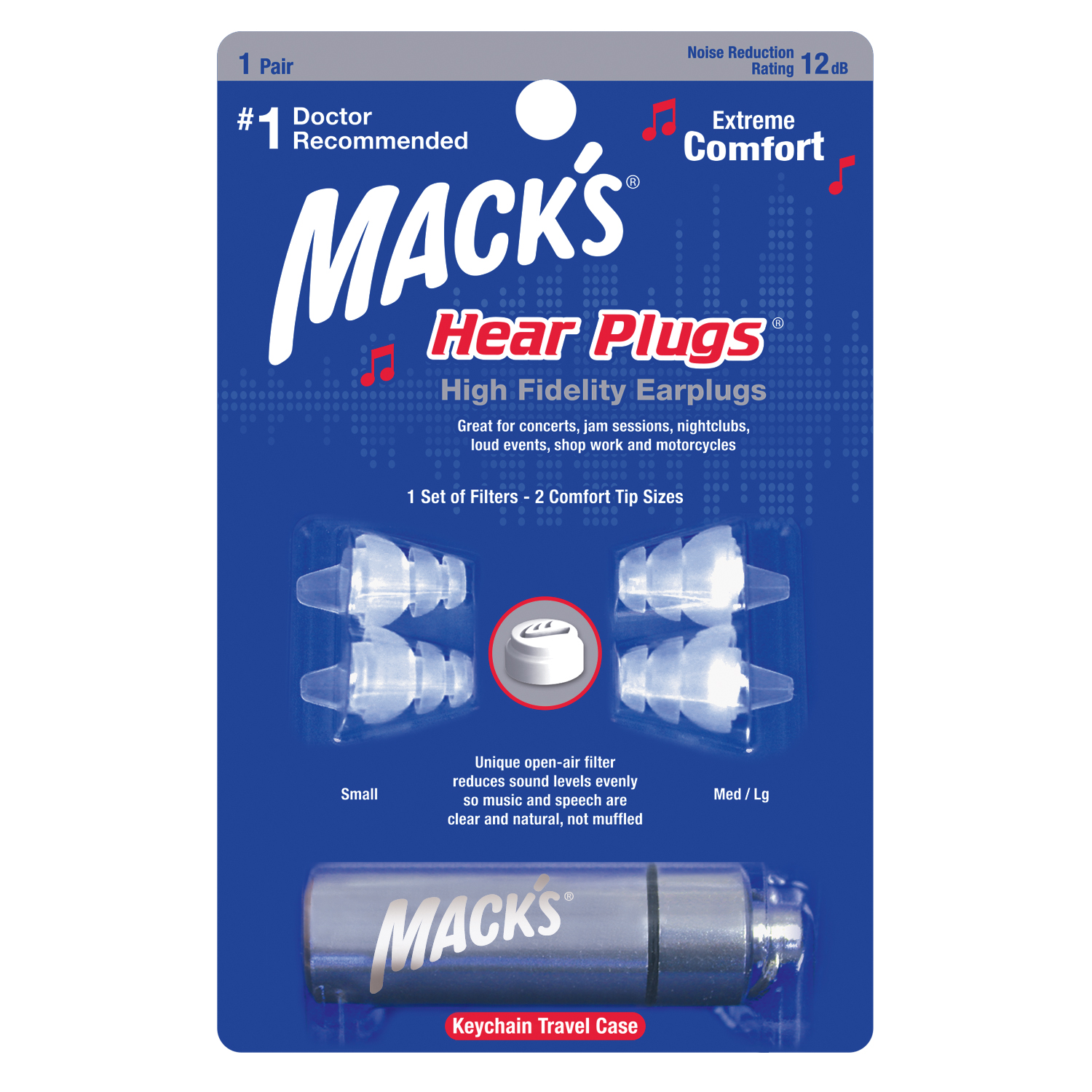 Mack's Maximum Protection Soft Foam Earplugs – 50 Pair, 33 dB Highest NRR –  Comfortable Ear Plugs for Sleeping, Snoring, Loud Concerts, Motorcycles