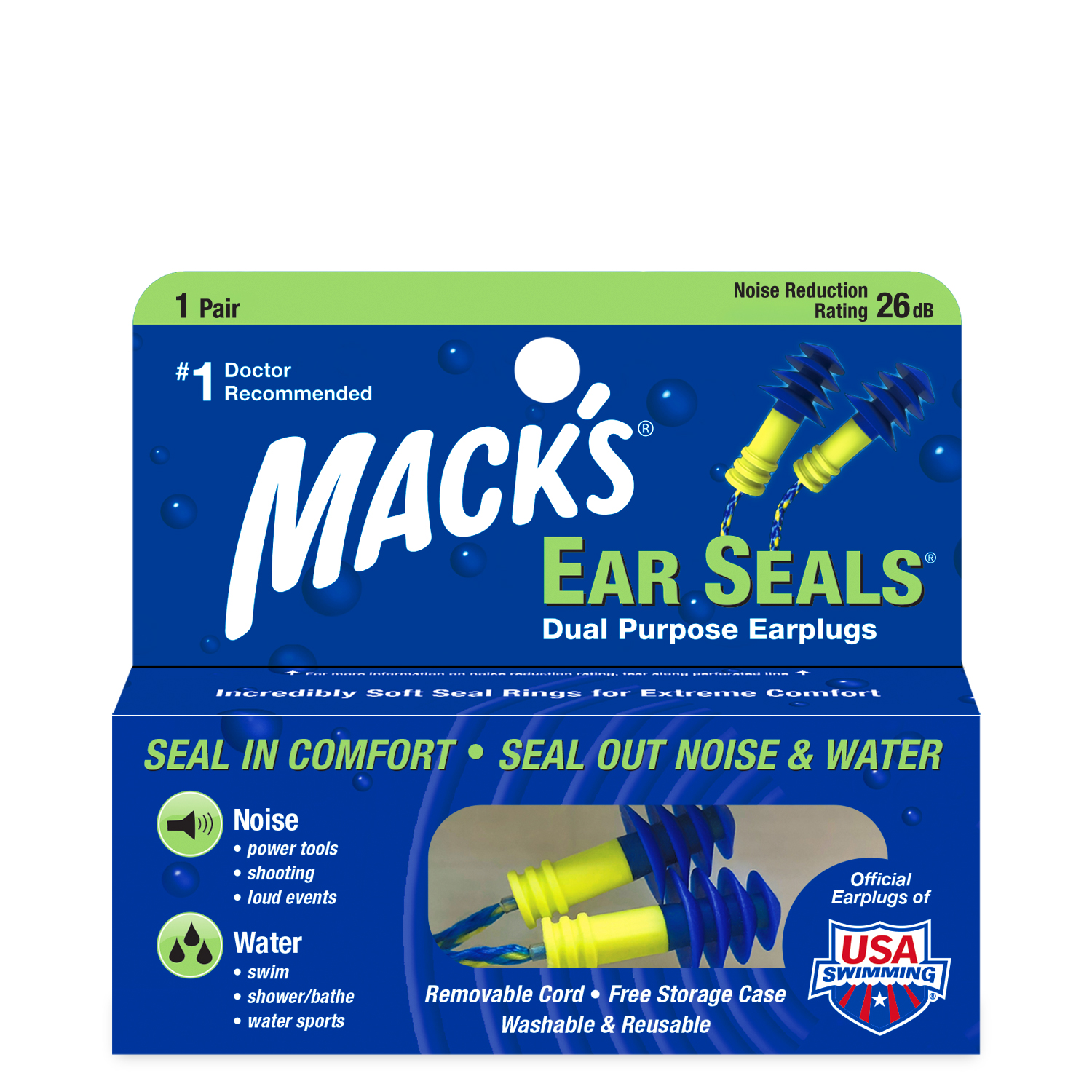 Slim Fit™ Soft Foam Ear Plugs - Mack's Ear Plugs