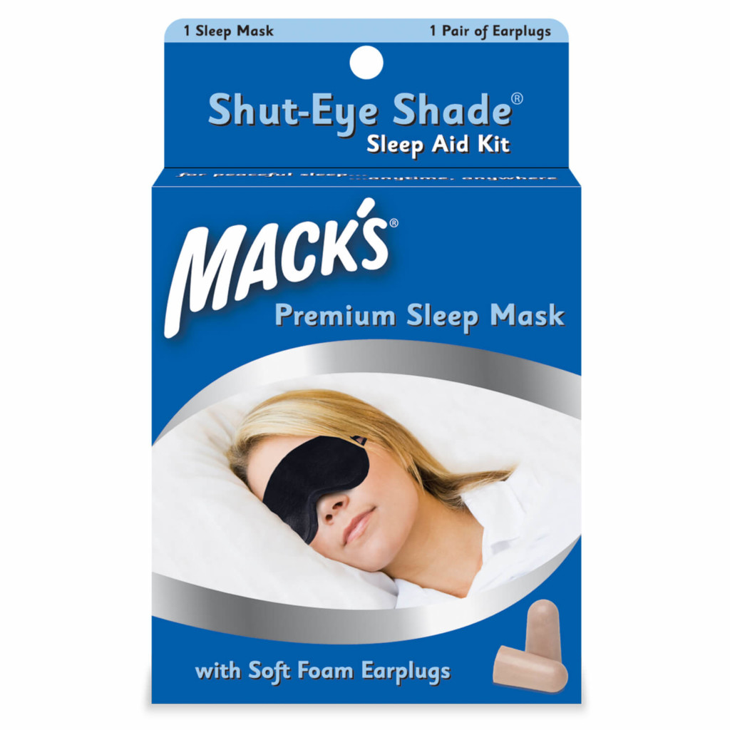 ShutEye Shade® Premium Sleep Mask Mack's Ear Plugs