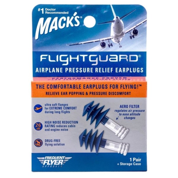 Flightguard® Airplane Pressure Relief Ear Plugs