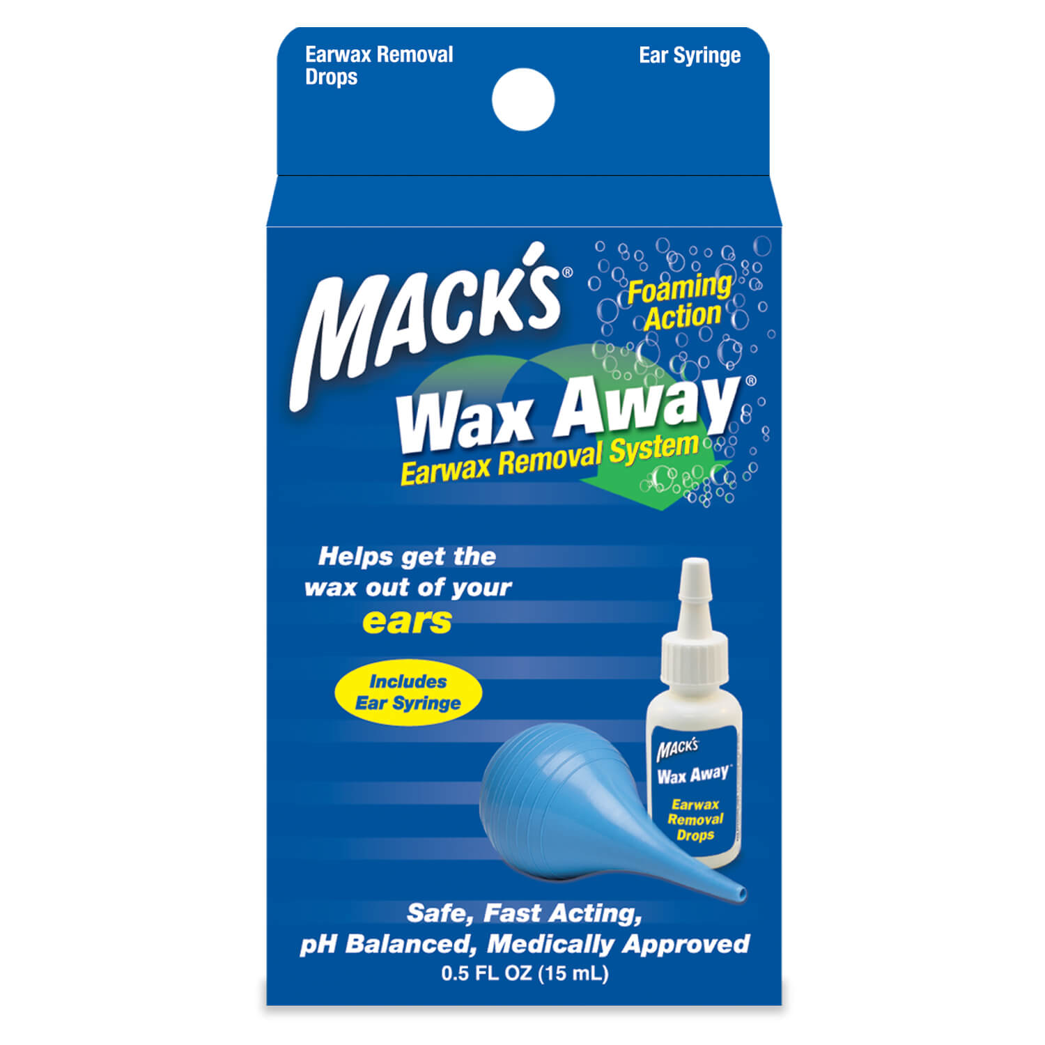 Wax Away® Earwax Removal System Mack's Ear Plugs