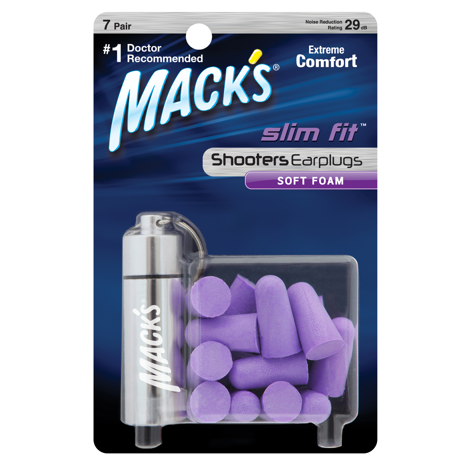 Slim Fit™ Soft Foam Ear Plugs - Mack's Ear Plugs