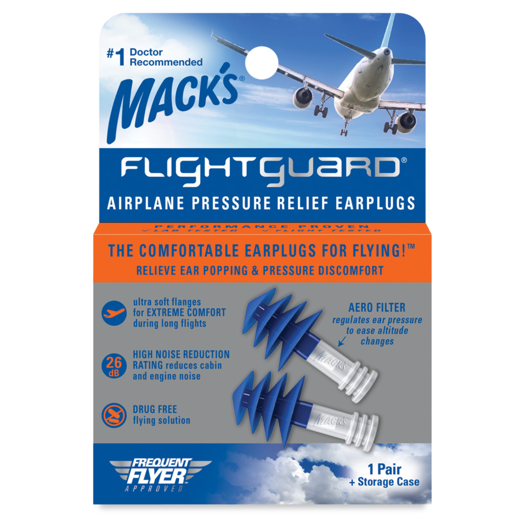 Airplane Ear Plugs for Pressure Relief Mack's® Ear Plugs