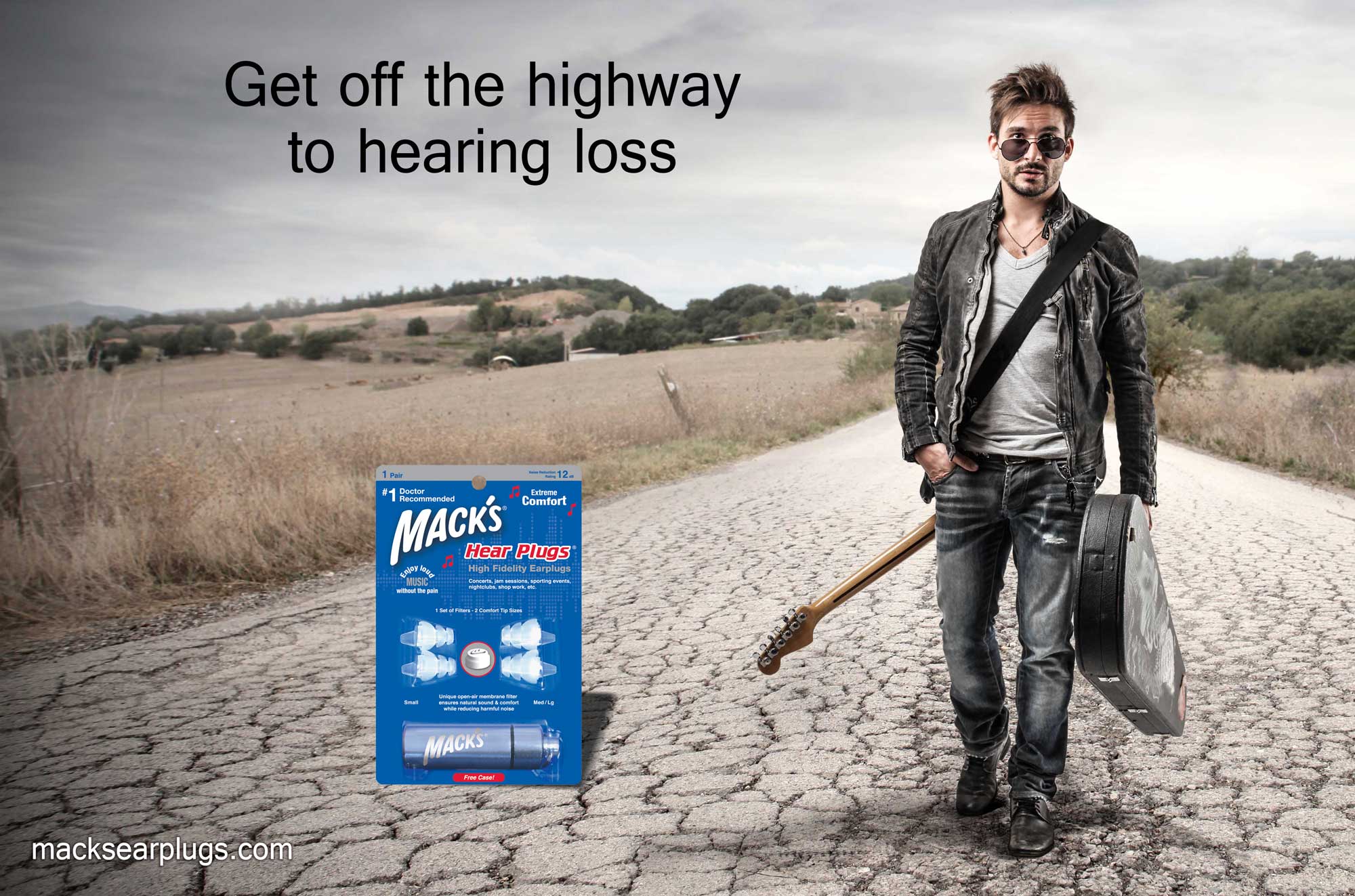 Get off the highway to hearing loss with Mack's® Hear Plugs High