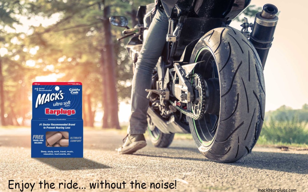 Enjoy the ride… without the noise! Motorcycle Ear Plugs.