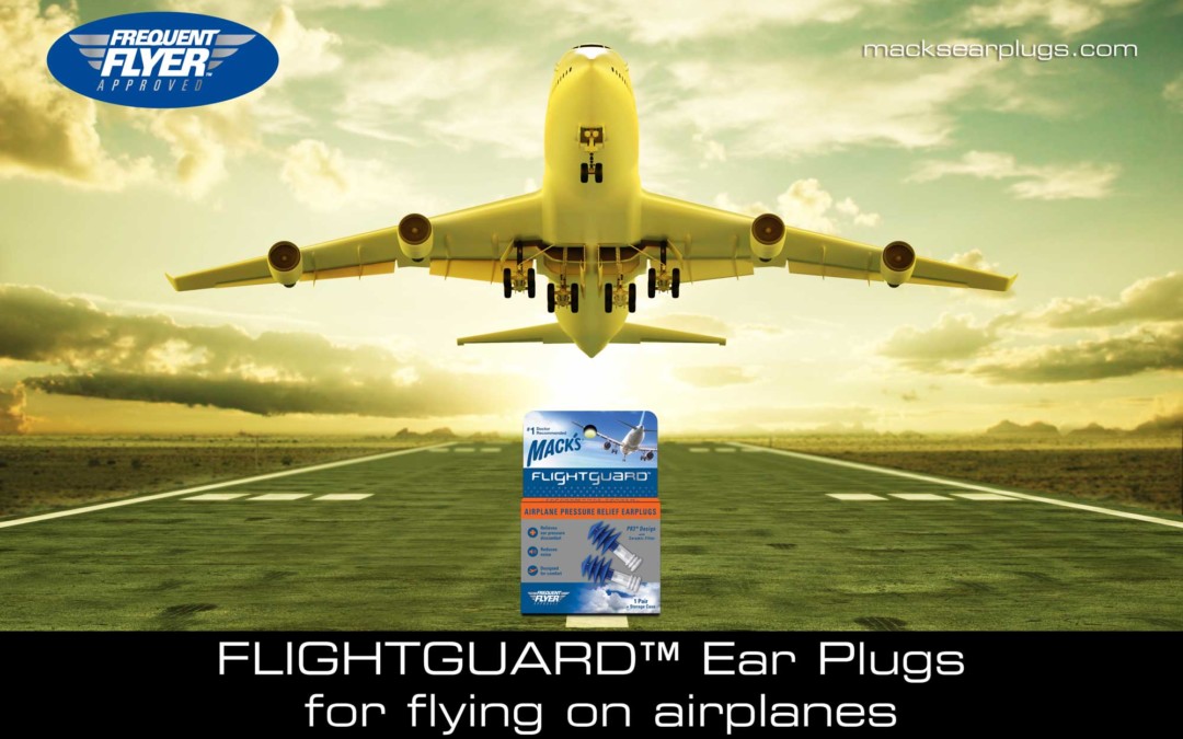 FLIGHTGUARD™ Ear Plugs for flying on airplanes