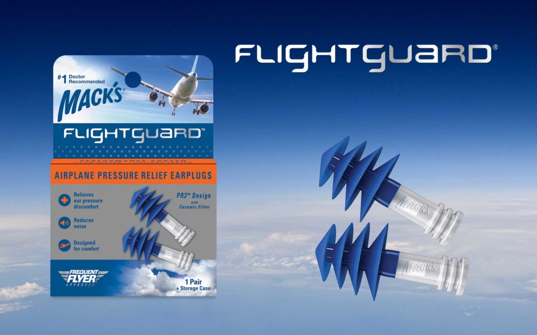 McKeon Products, Inc. introduces the new Mack's® Flightguard® Airplane  Pressure Relief Earplugs, offering flyers a more comfortable flight  experience