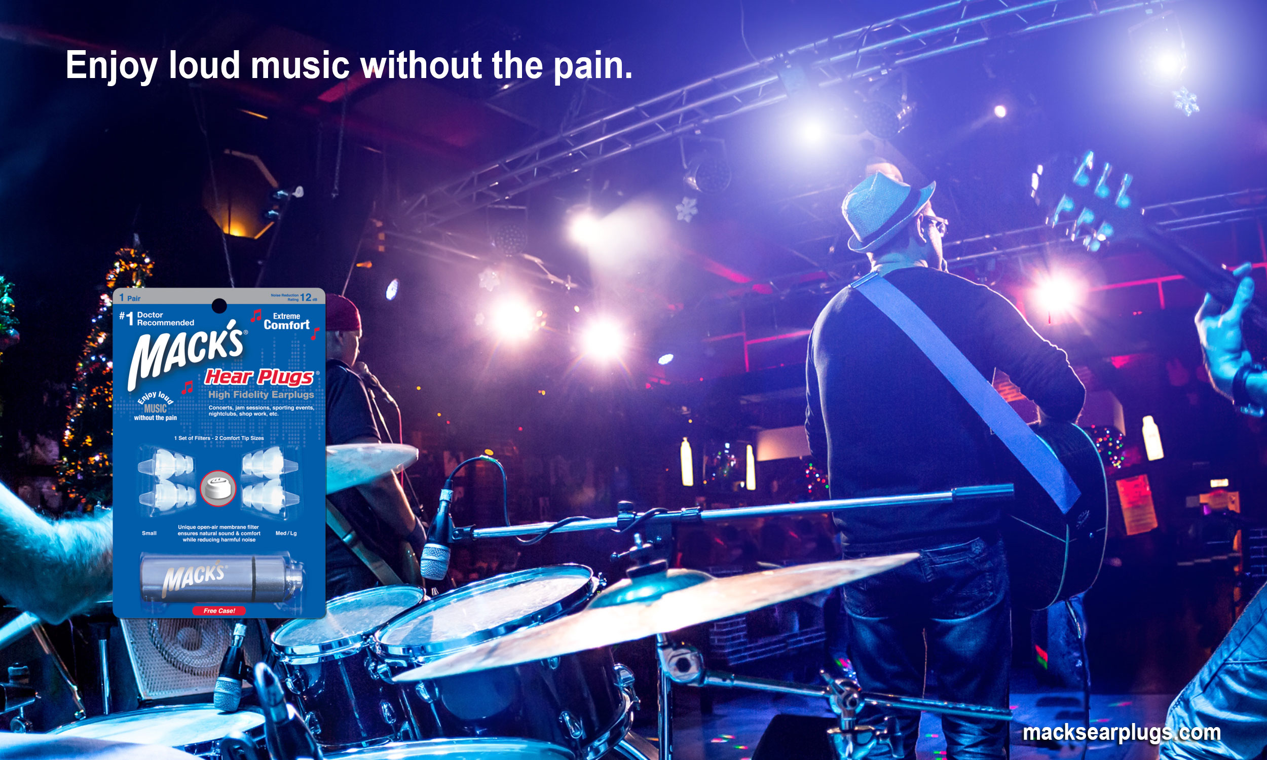 High Fidelity Ear Plugs Mack's Ear Plugs