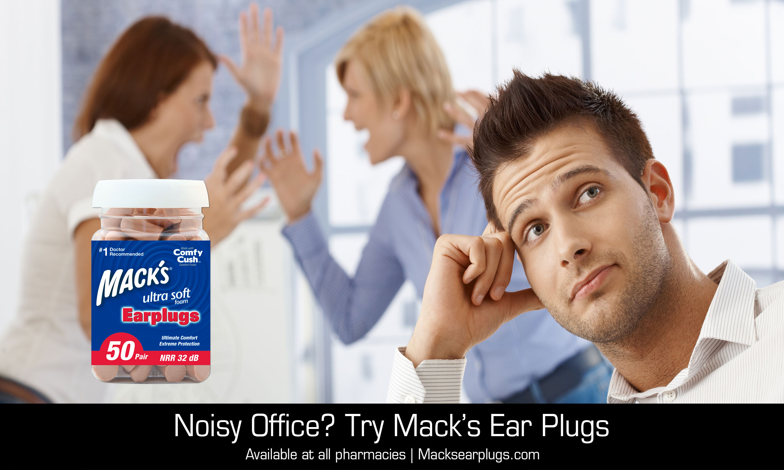 Noise Reduction Ear Plugs Mack's Ear Plugs