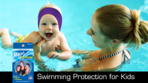Mack’s Swimming Headband – Best Swimmer’s Headband – Doctor Recommended to Keep Water Out and Hold Ear Plugs in - Official Swimming Ear Band of USA Swimming