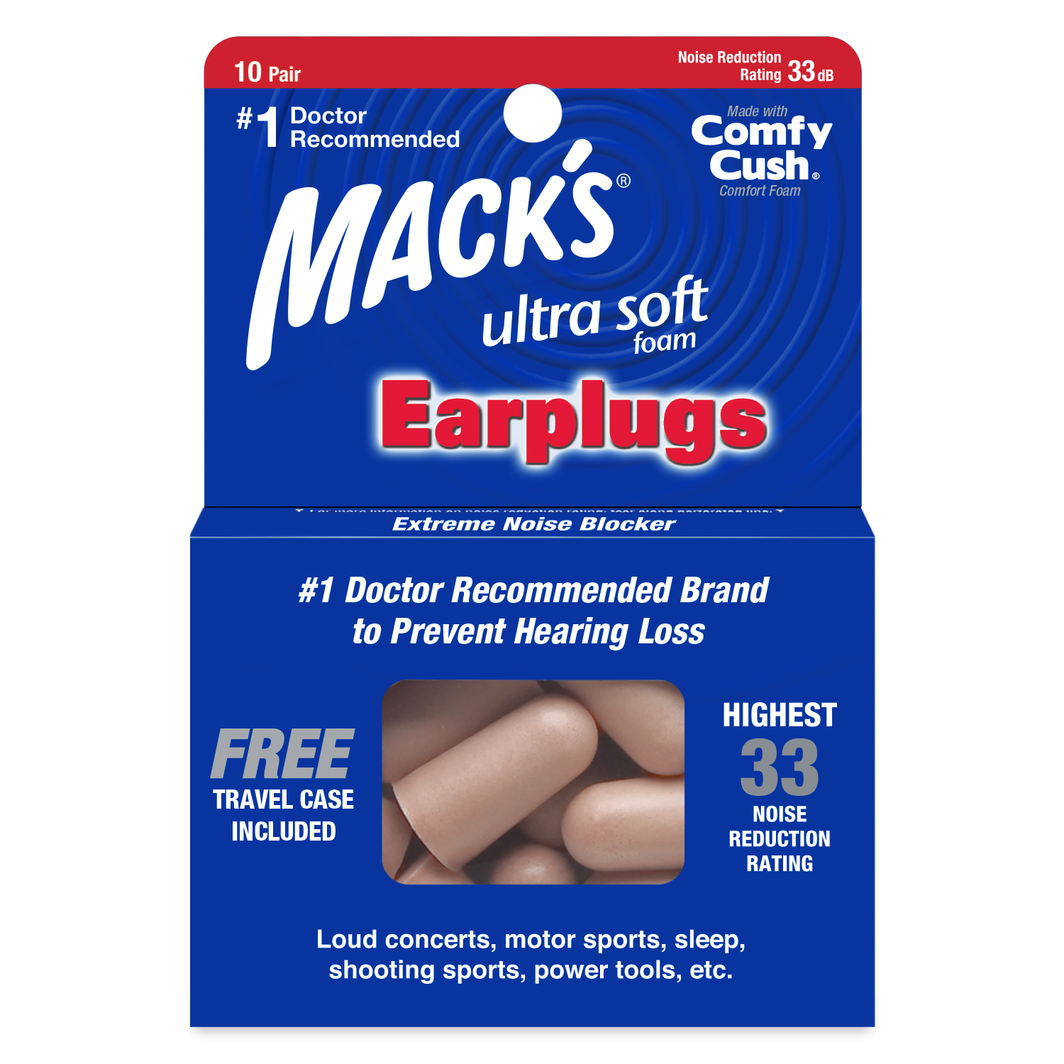 Ultra Soft Ear Plugs