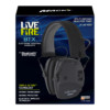macks live fire btx electronic shooting earmuffs best ear muffs for shooting wireless bluetooth technology ambient sound amplification auto noise compression omnidirectional microphones slim low profile batteries included