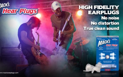 Mack’s® Hear Plugs® High Fidelity Ear Plugs: No Noise… No Distortion… True Clean Sound!