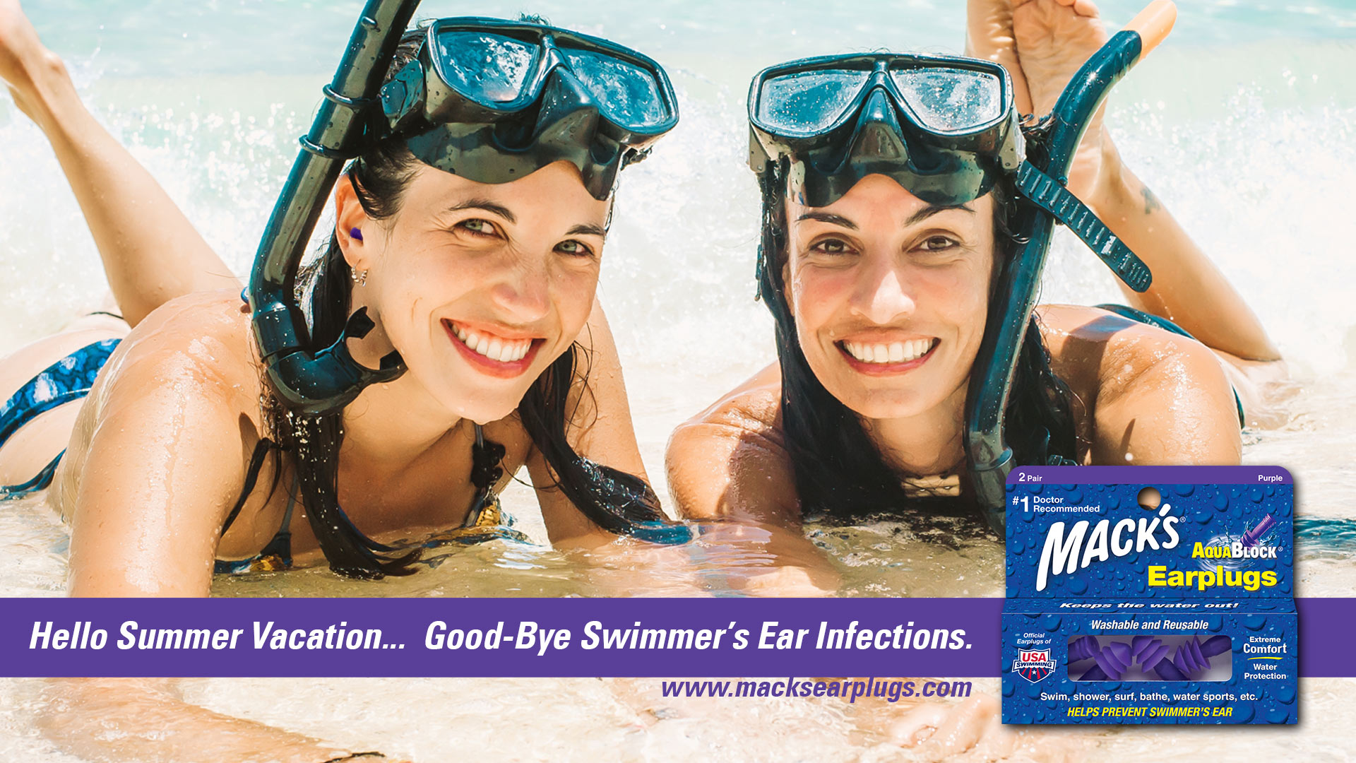 Learn how to prevent Swimmer's Ear Infections Mack's Ear Plugs