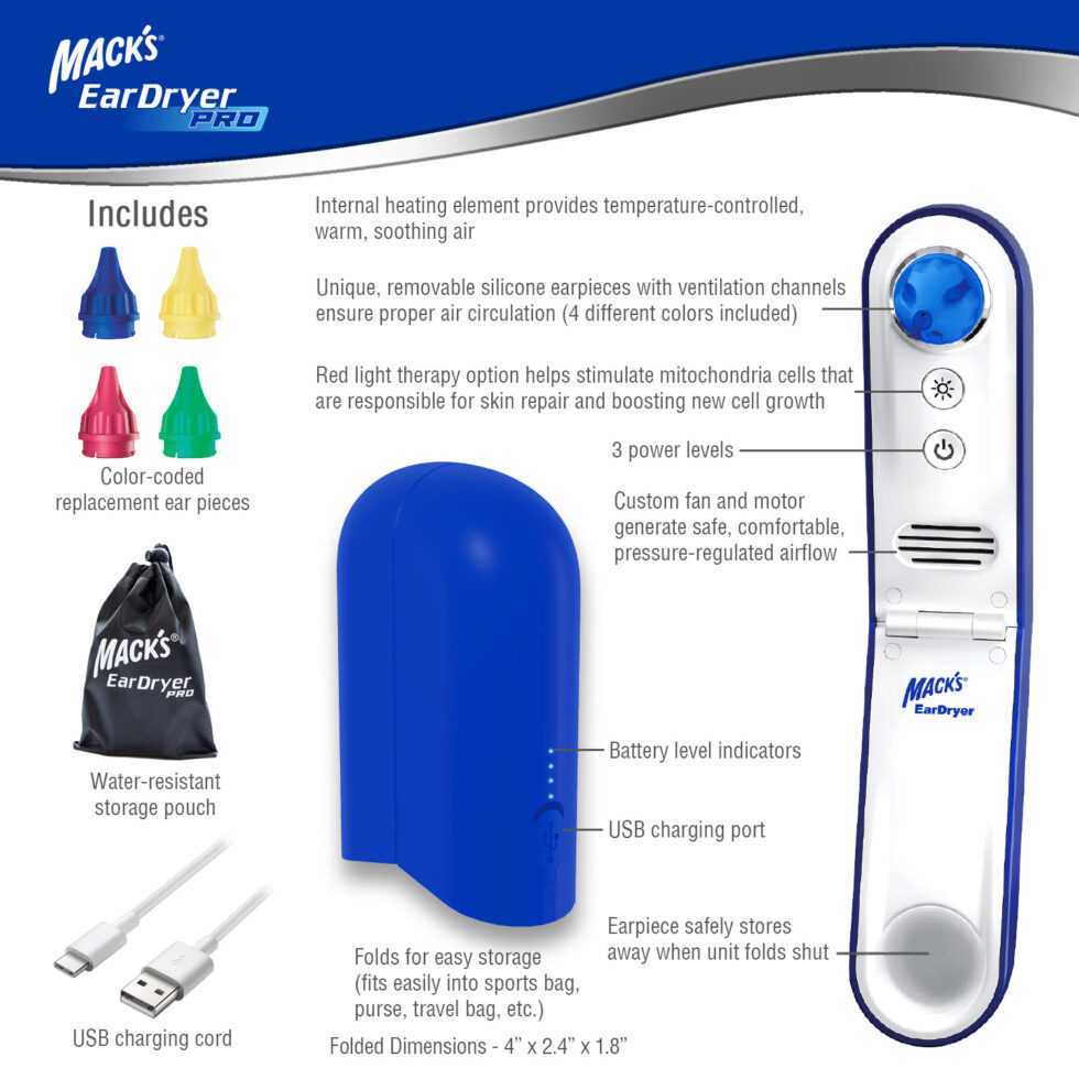 Ear Dryer PRO | Mack's Ear Plugs | Ear Dryer PRO