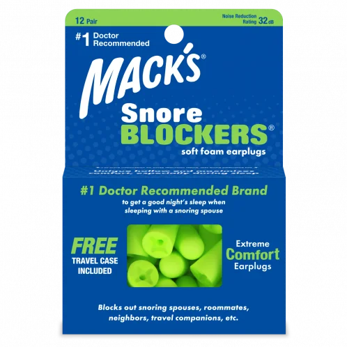 macks earplugs snore blockers are the snoring ear plugs to help with sleeping ear plugs anti snoring device snore stopper snoring spouse noise reducing noise cancelling and are reusable soft foam ear plugs